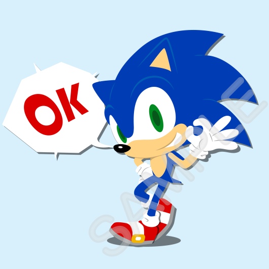画像集 001 ソニック ザ ヘッジホッグ のline向けスタンプが本日配信に