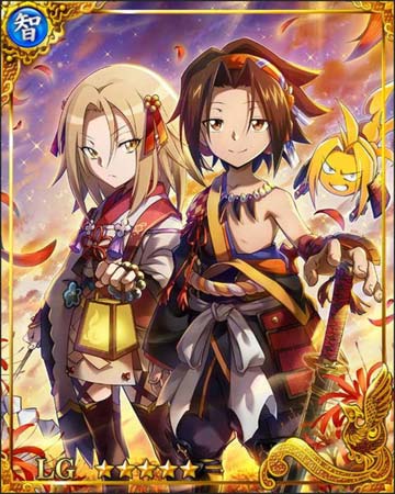 画像ギャラリー No.003のサムネイル画像 / 「戦国炎舞 -KIZNA-」×「SHAMAN KING」コラボレーション企画に「ハオ」など人気キャラが多数登場