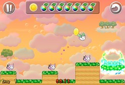 画像ギャラリー No.003のサムネイル画像 / わたげの妖精を操るアクションゲーム「ふわふわフラッフィ」Android版が配信