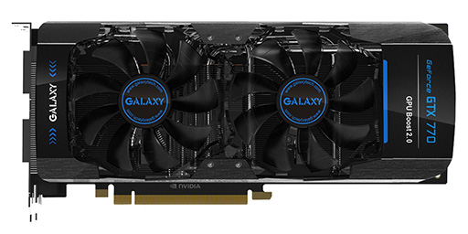画像ギャラリー No.001のサムネイル画像 / GALAXY，ベースクロック1.1GHz超のGTX 770カードを5万円弱で市場投入