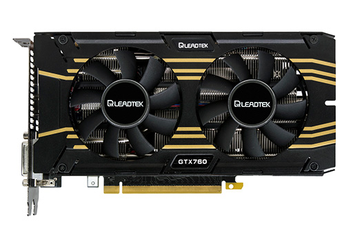 画像ギャラリー No.001のサムネイル画像 / ベースクロック1.1GHz超のLeadtek製GTX 760カードにメモリ4GB版が登場