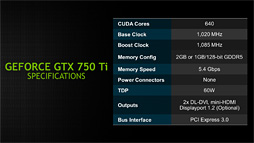 画像集#019のサムネイル/NVIDIA，「GeForce GTX 750 Ti＆GTX 750」発表。新世代GPUアーキテクチャ「Maxwell」第1弾の詳細をまとめてみた