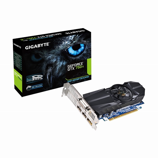 画像集#001のサムネイル/いずれもLow Profile対応のGIGABYTE製GTX 750 Ti&GT 730カードが発売