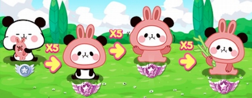 画像ギャラリー No.002のサムネイル画像 / 「LINE ポコパン」で「もちもちぱんだ」とのコラボキャンペーンがスタート