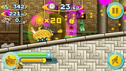 画像ギャラリー No.004のサムネイル画像 / 走りまわるパックマンをタップで操作。「PAC-MAN DASH!」がiOS向けに配信