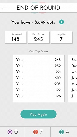���������꡼ No.002�Υ���ͥ������ / ����ץ뤵����������iOS�����ѥ����Dots: A Game About Connecting�פ�Ҳ𤹤�֡ʤۤܡ��������ޥۥ������̿�����274��