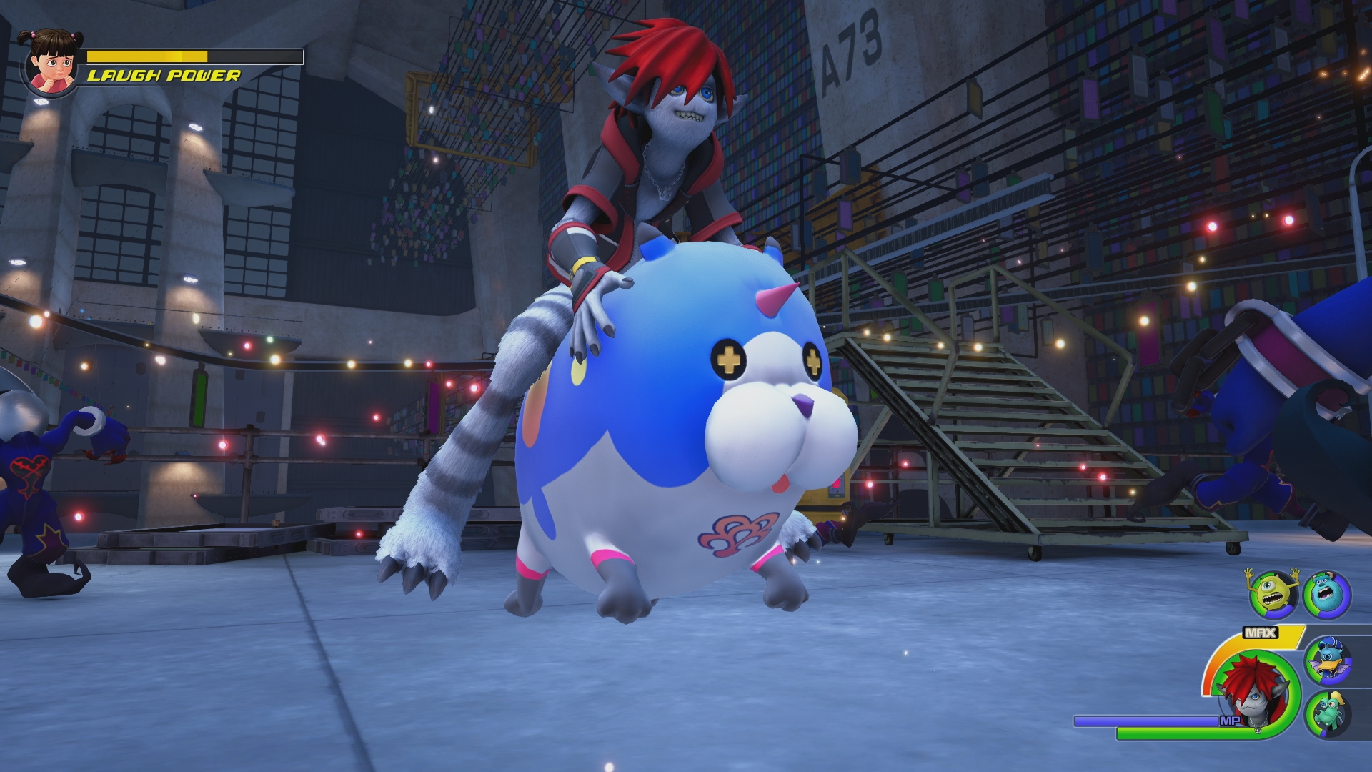 画像集 019 Kingdom Hearts Iii の最新情報が公開 シリーズ初登場となる モンスターズ インク ワールドの雰囲気や バトルの演出を確認しよう