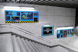 画像ギャラリー No.005のサムネイル画像 / 「KINGDOM HEARTS III」が交通広告に“STATION GALLERY”を掲出。2019年1月19日からはカウントダウン動画の公開も