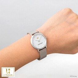 画像ギャラリー No.001のサムネイル画像 / 「キングダム ハーツ」のモノグラム腕時計が販売開始。シルバーとブラックの2種類