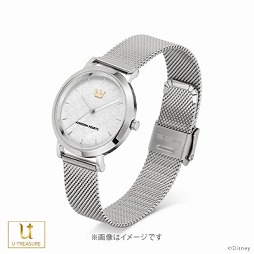 画像ギャラリー No.002のサムネイル画像 / 「キングダム ハーツ」のモノグラム腕時計が販売開始。シルバーとブラックの2種類