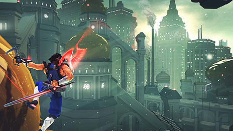 画像集#003のサムネイル/「ストライダー飛竜」,敵キャラや研究施設内のトラップに関する情報を公開。特製Tシャツプレゼント企画やPS4/Xbox 360向け体験版の情報も