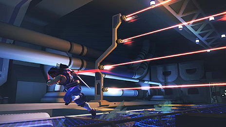 画像集#013のサムネイル/「ストライダー飛竜」,敵キャラや研究施設内のトラップに関する情報を公開。特製Tシャツプレゼント企画やPS4/Xbox 360向け体験版の情報も