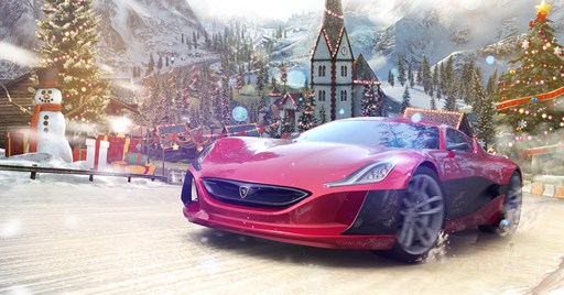 画像集#002のサムネイル/「アスファルト8」新マシンや新ロケーション追加を含むクリスマスアップデート実施