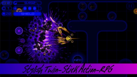 画像ギャラリー No.002のサムネイル画像 / 【6月17日のiOS向けアプリセール情報】球体だらけの全方位型STG「Ballistic SE」を85円で楽しもう