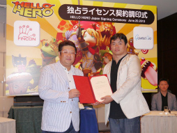 画像ギャラリー No.001のサムネイル画像 / コミカルな3Dキャラクターがバリバリ動くスマホ向けRPG「HELLO HERO」は今夏サービス開始。調印式とデモプレイの模様をレポート