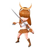 画像ギャラリー No.003のサムネイル画像 / 「HELLO HERO」,美少女剣士や幸福を呼ぶ猫など6人の新ヒーローが追加