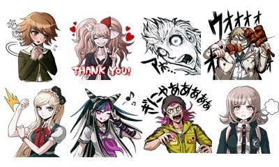 画像集 004 ダンガンロンパ のキャラがlineのスタンプに登場 公式twitterも