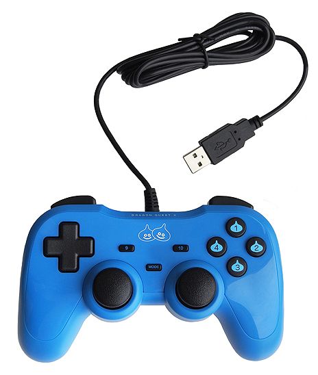 画像ギャラリー No.003のサムネイル画像 / PC用USBゲームパッド「ドラゴンクエストX ゲームコントローラ for PC」がPC版DQXと同時発売。「はぐれメタルの像・庭」が手に入るアイテムコード付属