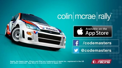 Colin McRae Rally - Out Now on iOS