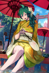 画像ギャラリー No.004のサムネイル画像 / 「チェインクロニクル」,“9周年記念!1日1回無料 浴衣復刻フェス”を開催