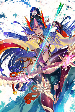 画像ギャラリー No.005のサムネイル画像 / 「チェンクロ」,鬼神の姫君クチナシが登場する大狩猟戦イベント「集え! 秋の八領妖怪祭り」を開催