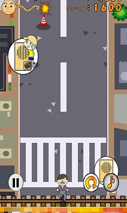 画像ギャラリー No.003のサムネイル画像 / 懐かしのヒット&アウェイ。スマートフォン向けアクションゲーム「ピンポンダッシャー」を紹介する「(ほぼ)日刊スマホゲーム通信」第300回