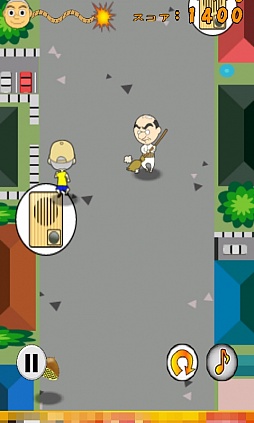 画像ギャラリー No.007のサムネイル画像 / 懐かしのヒット&アウェイ。スマートフォン向けアクションゲーム「ピンポンダッシャー」を紹介する「(ほぼ)日刊スマホゲーム通信」第300回