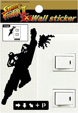 画像ギャラリー No.003のサムネイル画像 / 「ストリートファイターII」のキャラクターが布製のウォールステッカーで登場
