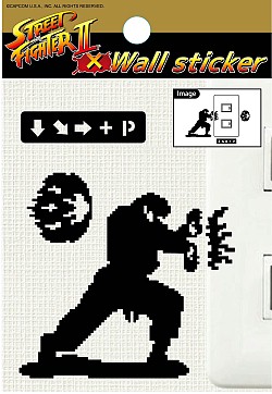 画像ギャラリー No.005のサムネイル画像 / 「ストリートファイターII」のキャラクターが布製のウォールステッカーで登場
