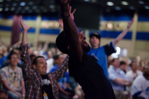 ������#028�Υ���ͥ���/��EVO2014�����ܤ˵����夯�ޤǤ�EVO�ʤ�Ǥ�����������Ե��˾���٤줿�Τǡ���¢�Υ��ʥå׼̿���ޤȤ�Ƥߤ�