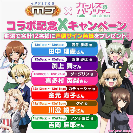 画像ギャラリー No.043のサムネイル画像 / 「MJ」シリーズとガルパンがコラボ。「ガールズ&パンツァーCUP」本日開幕