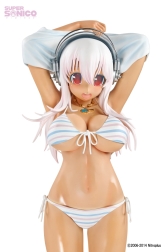 画像集#008のサムネイル/「すーぱーそに子」の1/2スケールフィギュアに日焼けVer。5月下旬に受注開始