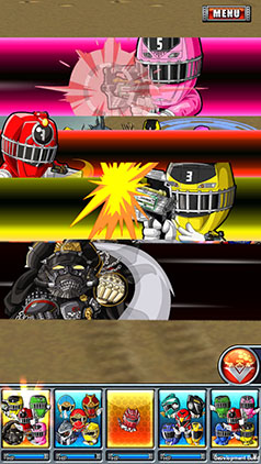 画像集#016のサムネイル/「スーパー戦隊 バトベースDX」が配信開始。仲間と協力してコンボを発動させよ