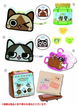 画像集#003のサムネイル/アイルーの文房具が3月中旬からガチャガチャで登場。プーギーの新作プライズ情報も