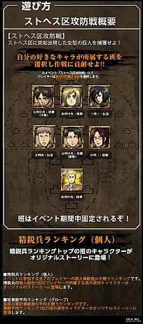 画像集#001のサムネイル/「進撃の巨人 -反撃の翼- ONLINE」イベント「ストヘス区攻防戦!」を開催中