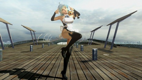 画像ギャラリー No.003のサムネイル画像 / 「お姉チャンバラZ 〜カグラ〜 With NoNoNo!」,D3P WEB SHOP限定オリジナル特典DLC「だっこセッちゃん」の情報が公開に