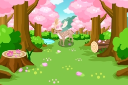 画像集#004のサムネイル/「ハコニワ ふしぎな手紙とどうぶつ島」でイベント「シカさんと春色桜まつり」開催