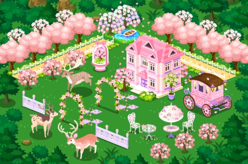 画像集#006のサムネイル/「ハコニワ ふしぎな手紙とどうぶつ島」でイベント「シカさんと春色桜まつり」開催