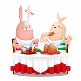 画像ギャラリー No.003のサムネイル画像 / 「ぼくのレストランII」が「ウサビッチ」とコラボ。限定ガチャを実施