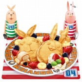 画像ギャラリー No.004のサムネイル画像 / 「ぼくのレストランII」が「ウサビッチ」とコラボ。限定ガチャを実施