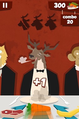 画像ギャラリー No.005のサムネイル画像 / 「クソゲー365 - シシシカサル」が配信開始。偏食の動物達に好物をあげよう