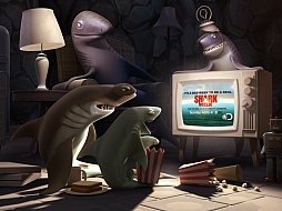 画像ギャラリー No.001のサムネイル画像 / 巨大なサメが海を恐怖に染める。スマートフォン向けアクション「Hungry Shark Evolution」を紹介する「(ほぼ)日刊スマホゲーム通信」第332回