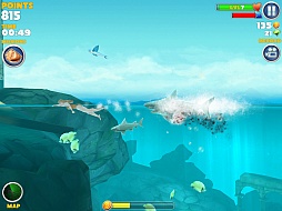 画像ギャラリー No.003のサムネイル画像 / 巨大なサメが海を恐怖に染める。スマートフォン向けアクション「Hungry Shark Evolution」を紹介する「(ほぼ)日刊スマホゲーム通信」第332回