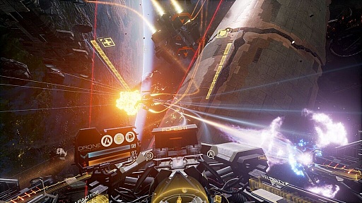 画像ギャラリー No.003のサムネイル画像 / Oculus VR「Rift」の予約購入分には,CCP Gamesのスペースコンバットシム「EVE: Valkyrie」がバンドル
