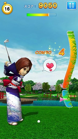 画像ギャラリー No.006のサムネイル画像 / カジュアルゴルフゲーム「LINE レッツ!ゴルフ」がiOS/Android向けに配信中