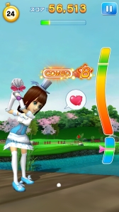 画像集#001のサムネイル/「LINE レッツ!ゴルフ」,新キャラ2名を追加。ホワイトデーイベントもスタート