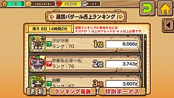 画像集#004のサムネイル/「モンハン商店 アイルーでバザール」,売上を競うランキング機能を実装