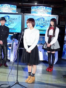 画像集#003のサムネイル/「ガンスリンガー ストラトス2」が稼働開始。オープニングセレモニーには,ふなっしーが応援に駆けつけたなっしー!