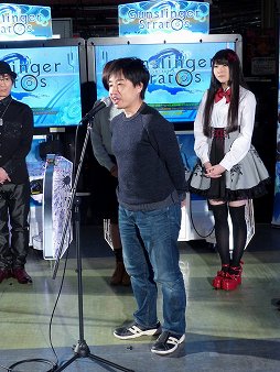 画像集#006のサムネイル/「ガンスリンガー ストラトス2」が稼働開始。オープニングセレモニーには,ふなっしーが応援に駆けつけたなっしー!