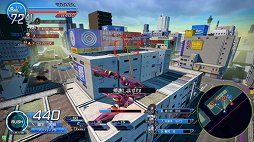 画像集#016のサムネイル/「ガンスリンガー ストラトス2」が稼働開始。オープニングセレモニーには,ふなっしーが応援に駆けつけたなっしー!